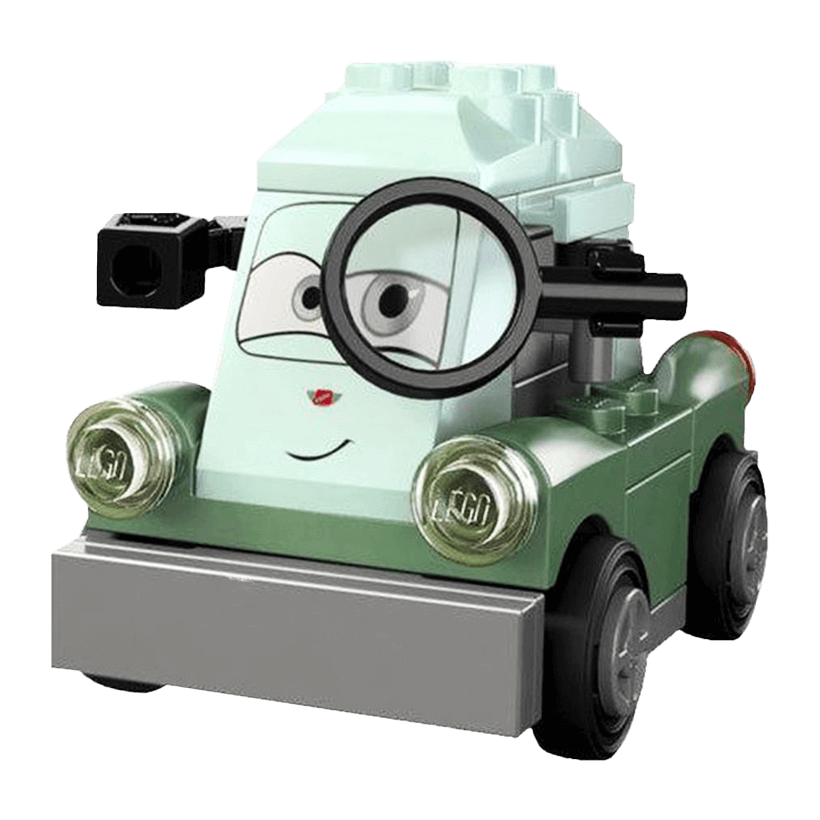Фігурка Lego Cars Professor Zundapp Cartoons crs042 Б/У - Retromagaz