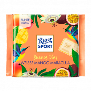 Шоколад Білий Ritter Sport Mango Maracuja 100g 4000417217004
