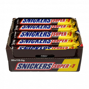 Набор Батончик Snickers 20шт Super с Арахисом в Молочном Шоколаде 112,5g - Retromagaz