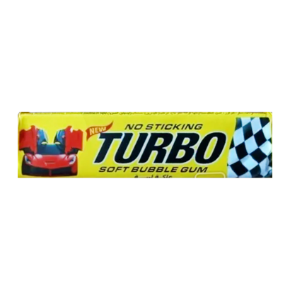 Жувальна Гумка Turbo Soft Bubble Gum Sticks 13g - Retromagaz