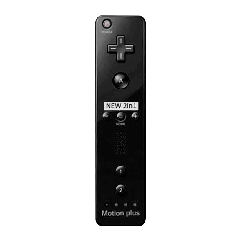 Контролер Бездротовий RMC Wii Remote Plus Black Б/У - Retromagaz