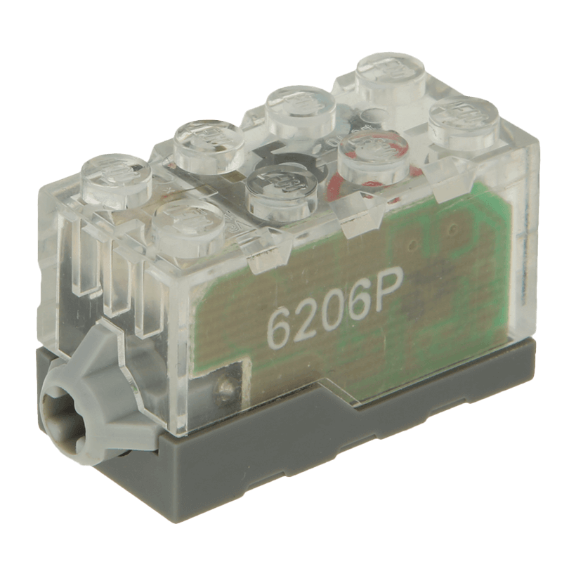 Электрика Lego Звук Свет Sound Brick with Trans-Clear Top and Revving Motor Sound 2 x 4 x 2 55206c01 4893 54870 4294896 Dark Bluish Grey Б/У - Retromagaz