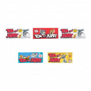 Жувальна Гумка Tom and Jerry Bubble Gum з Коміксом Red Blue Yellow White 5шт 4,5g