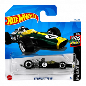 Машинка Базова Hot Wheels '67 Lotus Type 49 Race Day 1:64 HTD99 Green