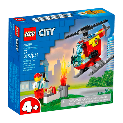 Набір Lego Пожежний Гелікоптер 60318 City Новий - Retromagaz