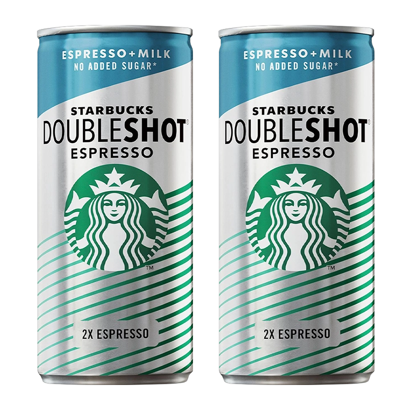 Набор Напиток 2шт Starbucks Кофейный Doubleshot Espresso 200ml - Retromagaz