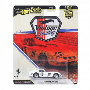 Машинка Premium Hot Wheels Ferrari 250 GTO Vintage Racing Club 1:64 JKF25 Gold - Retromagaz