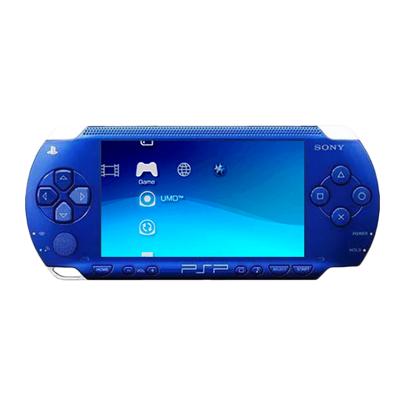 Консоль Sony PlayStation Portable PSP-1ххх Модифікована 32GB Blue Б/У - Retromagaz