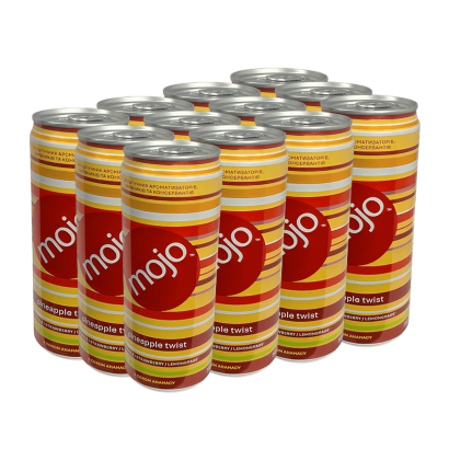 Набор Напиток 12шт Mojo Pineapple Twist 330ml - Retromagaz