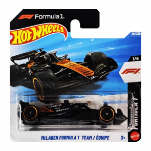 Машинка Базова Hot Wheels McLaren Formula 1 Team Formula One 1:64 JJH95 Orange - Retromagaz