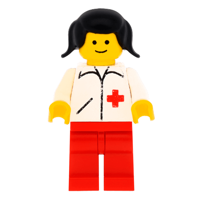 Фигурка Lego Hospital 973p24 Doctor City doc006 Б/У - Retromagaz