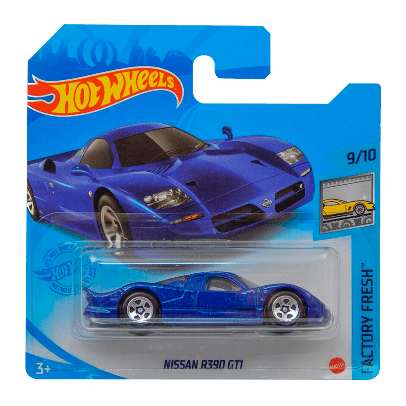 Машинка Базова Hot Wheels Nissan R390 GTI Factory Fresh 1:64 GRX35 Blue - Retromagaz