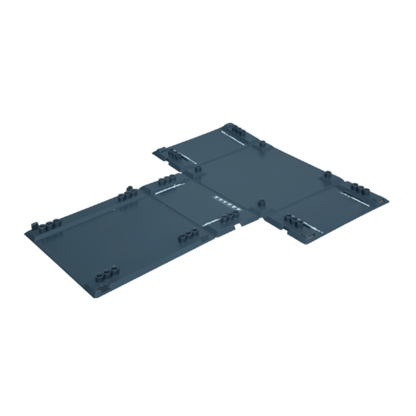 Пластина Lego Модифицированная Racers Fold-Out Race Track Case 34 x 42 64699 4550694 Dark Bluish Grey Б/У - Retromagaz