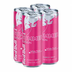 Набор Напиток Энергетический 4шт Red Bull Summer Edition White Peach 250ml