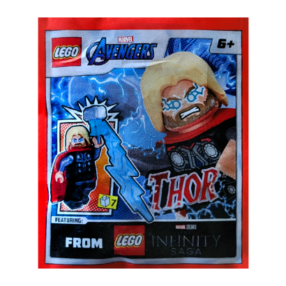 Конструктор Lego Фігурка Marvel Thor Paper Bag Super Heroes 242403 sh0804 Новий - Retromagaz