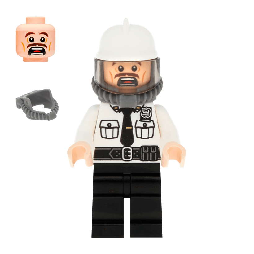 Фигурка Lego DC Security Guard Fire Helmet Super Heroes Б/У - Retromagaz
