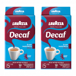 Набор Кофе Молотый 2шт Lavazza Dek Intenso 250g - Retromagaz