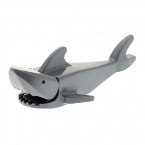 Фигурка Lego Shark with Rounded Nose Animals Вода 2547c03 Dark Bluish Grey Б/У
