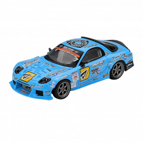 Машинка Premium MINI GT Mazda RX-7 RE-Amemiya 2025 D1GP 1:64 MGT01195 Blue - Retromagaz