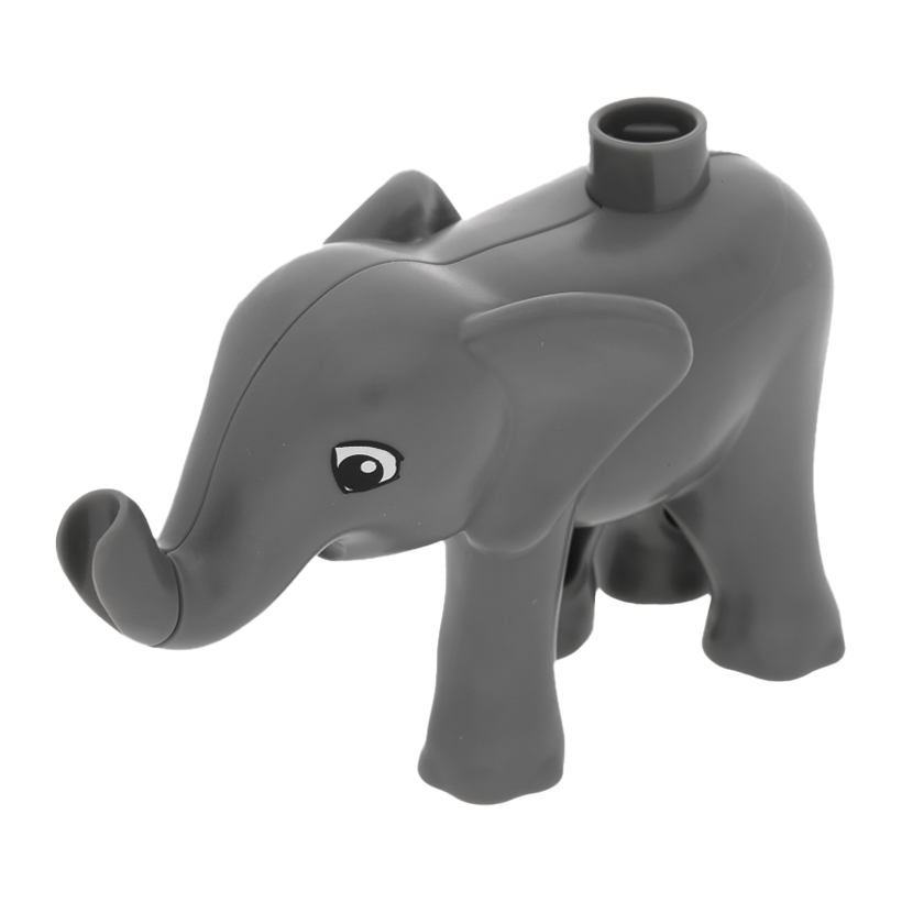 Фигурка Lego Animals Elephant Baby Walking Duplo eleph5c01pb01 Б/У - Retromagaz