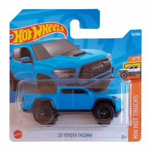 Машинка Базовая Hot Wheels '20 Toyota Tacoma Hot Trucks 1:64 HCT18 Blue