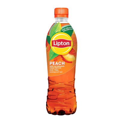 Чай Холодний Lipton Черный со Вкусом Персика 500ml - Retromagaz