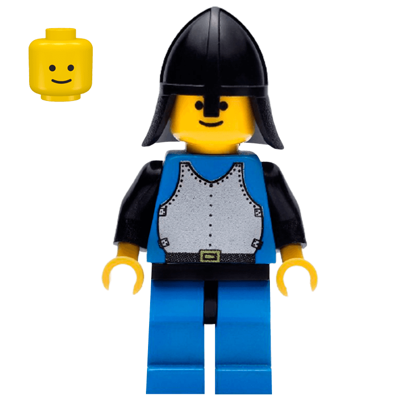 Фігурка Lego Black Knights Breastplate Blue with Black Arms Castle cas188 Б/У - Retromagaz
