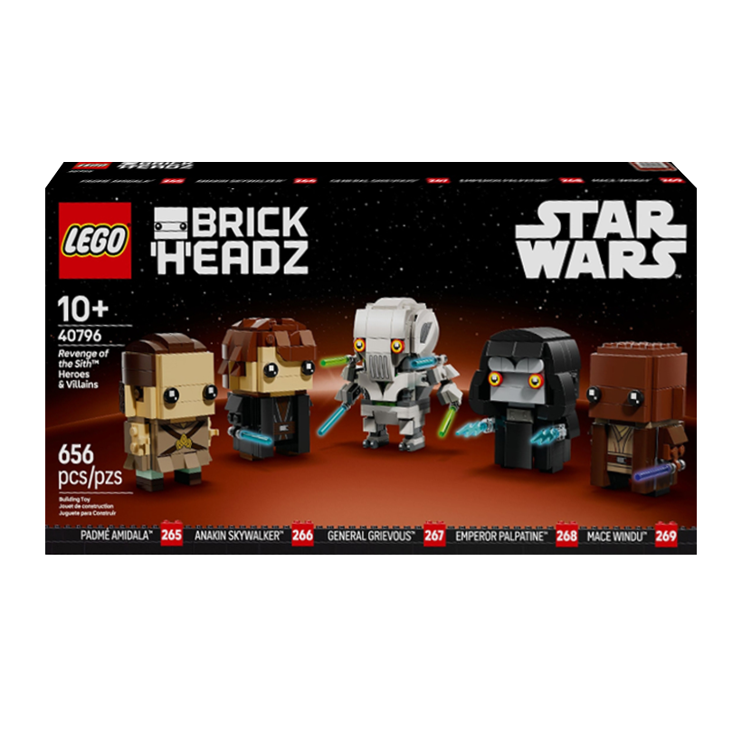Конструктор Lego Brick Headz Месть Ситхов Герои и Злодеи Super Heroes 40796 Новый - Retromagaz