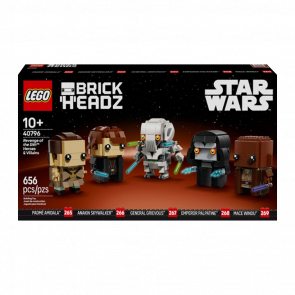 Конструктор Lego Brick Headz Месть Ситхов Герои и Злодеи Super Heroes 40796 Новый - Retromagaz