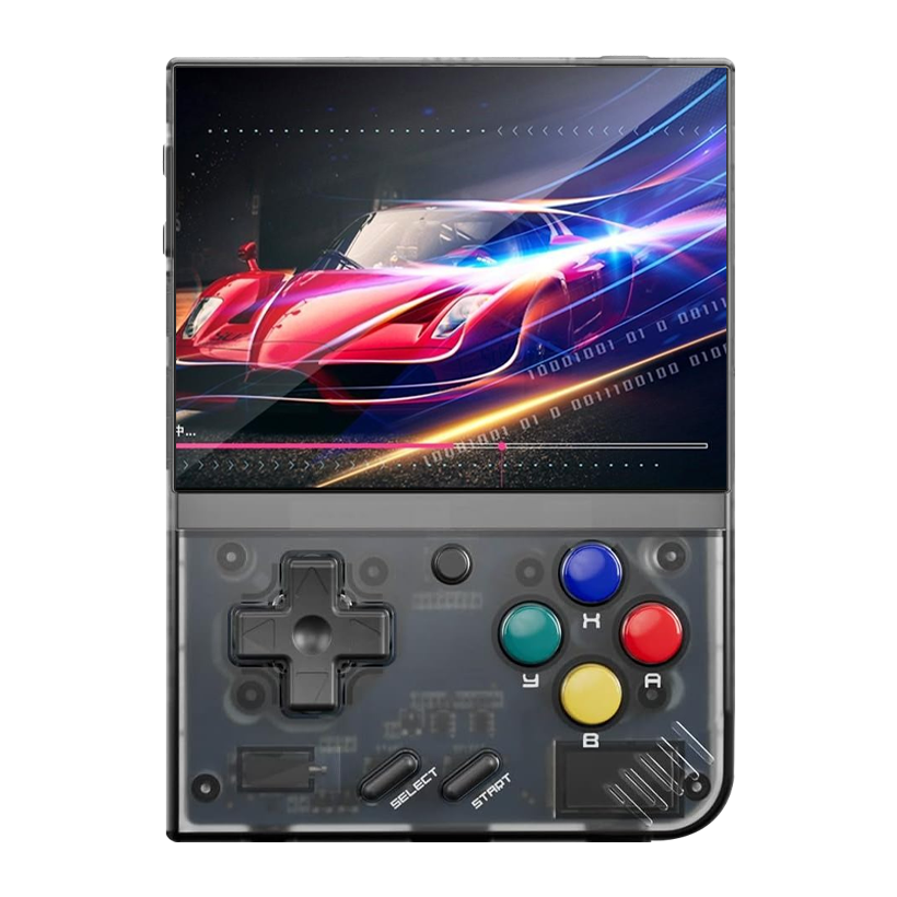 Консоль Miyoo Mini Plus + 8000 Вбудованих Ігор 64GB Trans-Black - Retromagaz