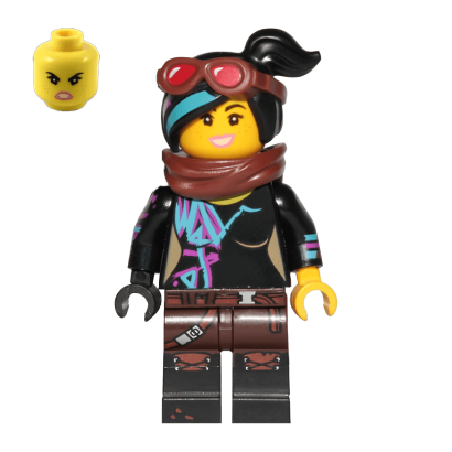 Фигурка Lego The Lego Movie Lucy Wyldstyle Black Quiver Reddish Brown Scarf Cartoons tlm117 2 Б/У - Retromagaz