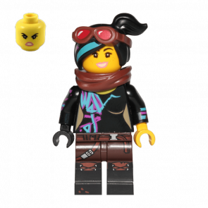 Фігурка Lego The Lego Movie Lucy Wyldstyle Black Quiver Reddish Brown Scarf Cartoons tlm117 2 Б/У