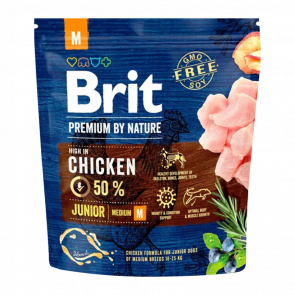 Сухий Корм Brit Premium Курка Середніх Порід 1kg - Retromagaz