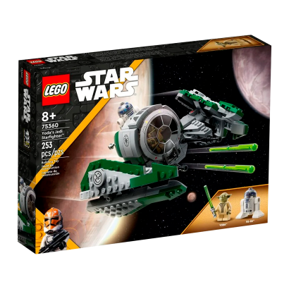 Набір Lego Джедайський Винищувач Йоди Star Wars 75360 Новий - Retromagaz