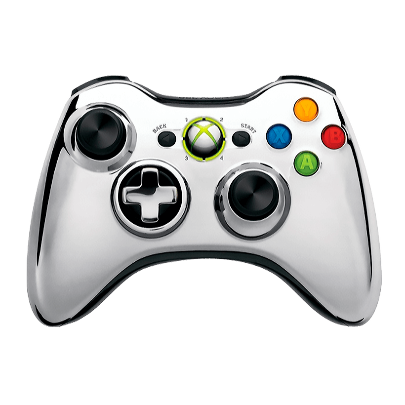 Геймпад Беспроводной Microsoft Xbox 360 Silver Б/У - Retromagaz