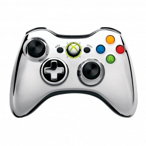Геймпад Беспроводной Microsoft Xbox 360 Silver Б/У - Retromagaz