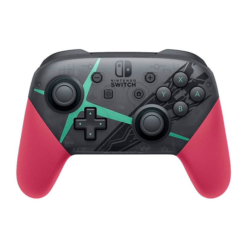 Геймпад Бездротовий Nintendo Switch Pro Controller Xenoblade Chronicles 2 Limited Edition Red Black Б/У - Retromagaz