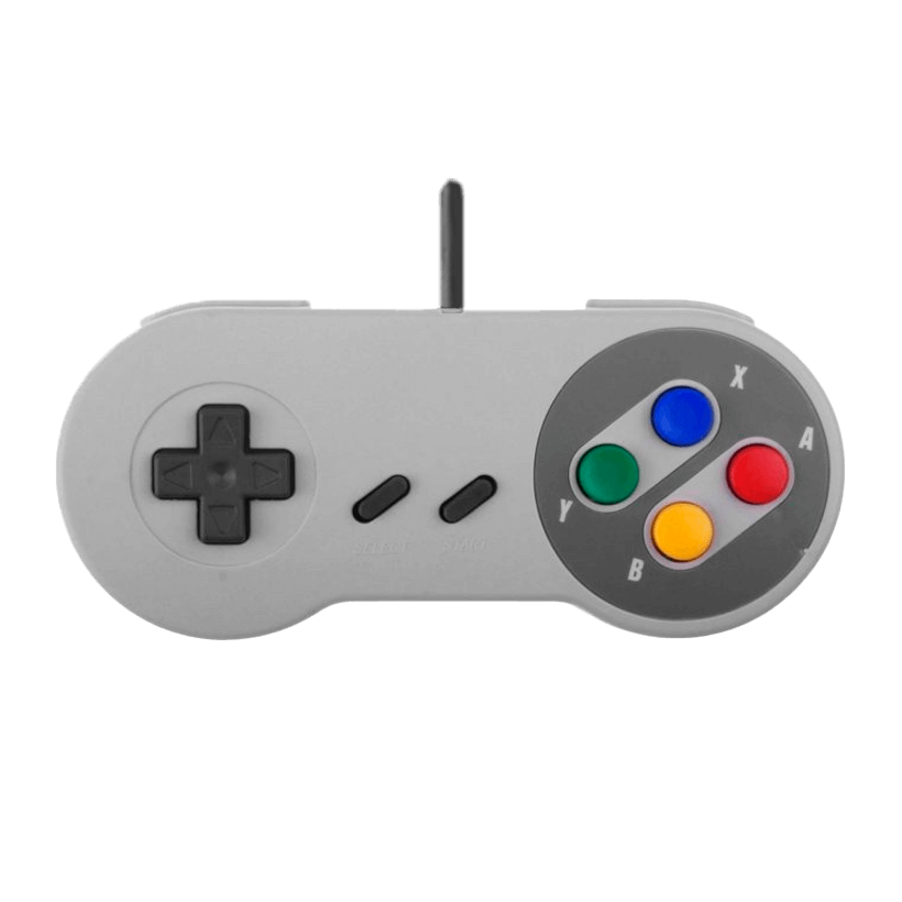 Геймпад Проводной RMC SNES Europe Grey 1.5m Новый - Retromagaz