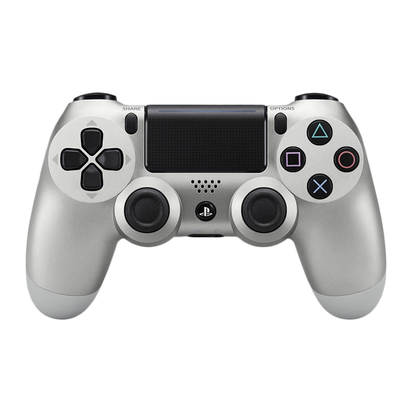 Геймпад Беспроводной Sony PlayStation 4 DualShock 4 Version 2 Silver Б/У - Retromagaz
