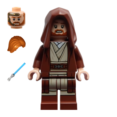 Конструктор Lego Фигурка Obi Wan Kenobi Paper Bag Star Wars 912305 sw1255 Новый - Retromagaz