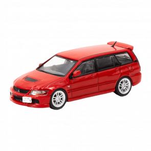 Машинка Premium Tarmac Works Mitsubishi Lancer Evolution Wagon ROAD64 1:64 Red - Retromagaz