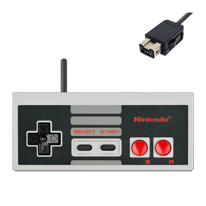 Геймпад Дротовий Nintendo NES CLV-002 Classic Mini Grey Б/У - Retromagaz