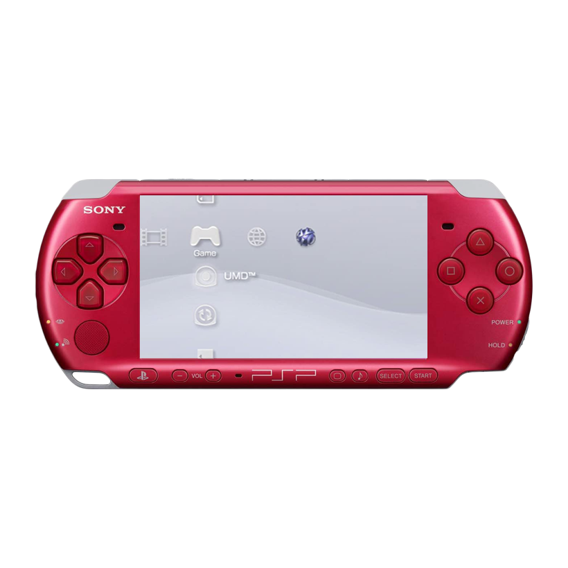 Консоль Sony PlayStation Portable Slim PSP-3ххх Модифицированная 32GB Red Б/У - Retromagaz