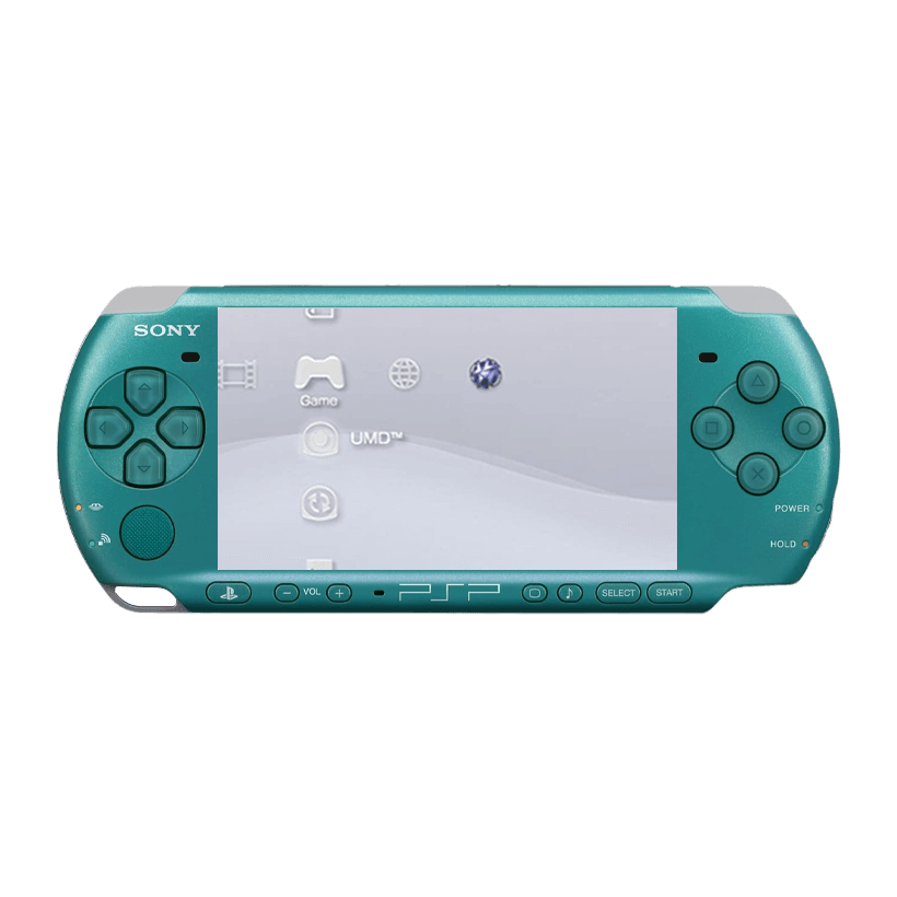 Консоль Sony PlayStation Portable Slim PSP-3ххх Модифицированная 32GB Turquoise Б/У - Retromagaz