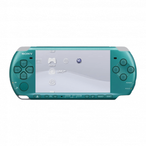 Консоль Sony PlayStation Portable Slim PSP-3ххх Модифицированная 32GB Turquoise + 5 Встроенных Игр Б/У - Retromagaz