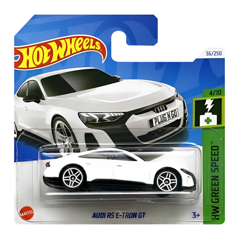 Машинка Базова Hot Wheels Audi RS E-Tron GT Green Speed 1:64 HTB81 White - Retromagaz