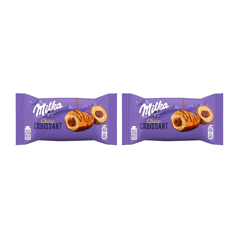Набор Круасан 2шт Milka Choco Croissant 50g - Retromagaz