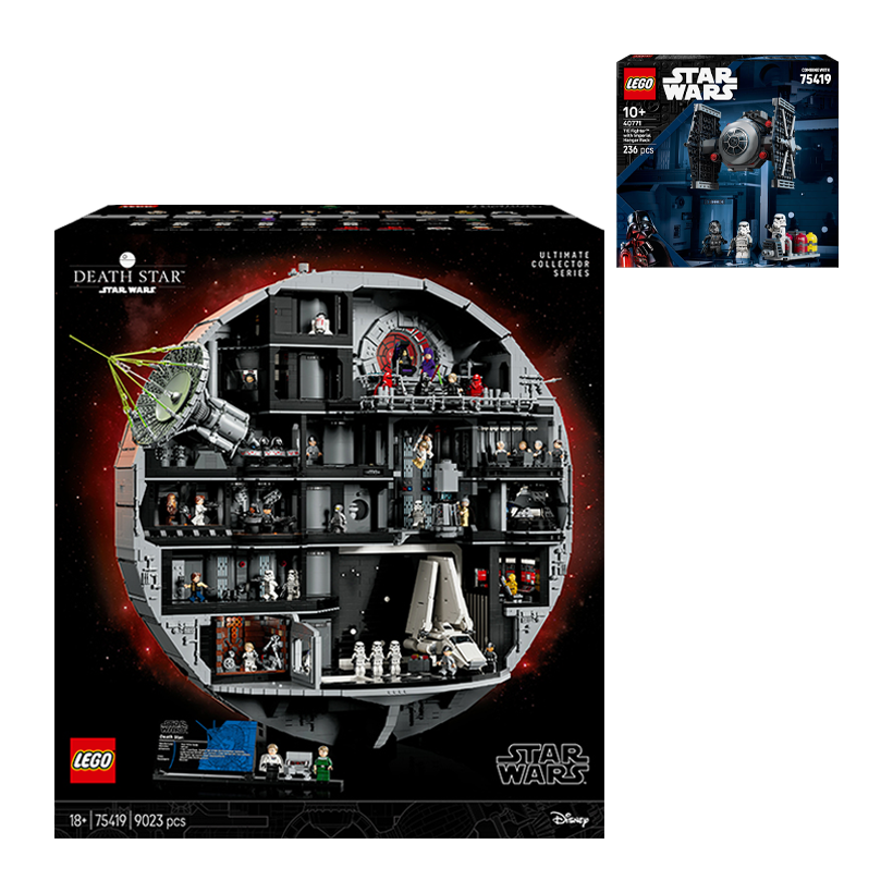 Набір Конструктор Lego Death Star Зірка Cмерті Star Wars 75419 Новий  + TIE Fighter with Imperial Hangar Rack - Retromagaz