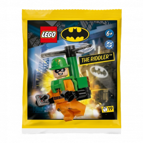 Конструктор Lego Фігурка The Riddler with Helipack Paper Bag Batman l0002273 Новий - Retromagaz