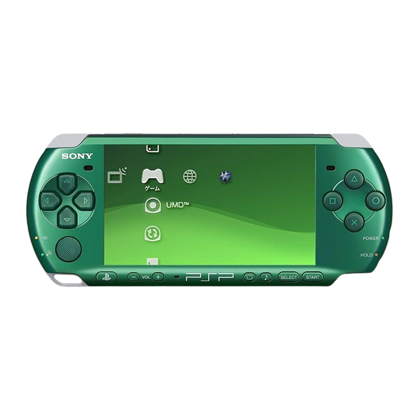 Консоль Sony PlayStation Portable Slim PSP-3ххх Limited Edition Модифицированная 32GB Spirited Green Б/У - Retromagaz